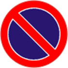 Znak zakazu B-35, zakaz postoju